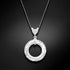 Sudraba kulons "Cosmic Ring" ar Swarovski™ kristāliem